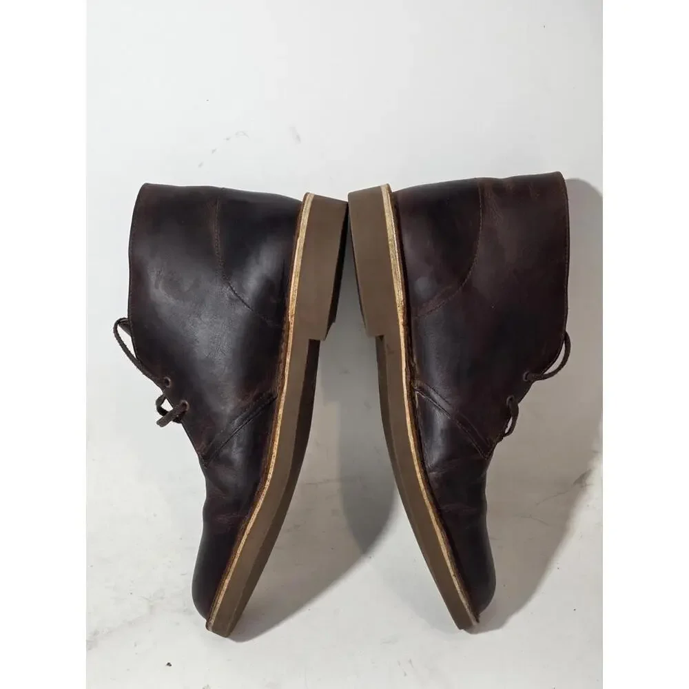Clarks desert busacre boots chukka shoes oiled leather chuka 11 W
